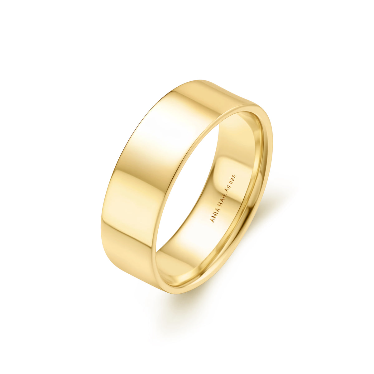 Ania Haie Gold 6mm Smooth Band