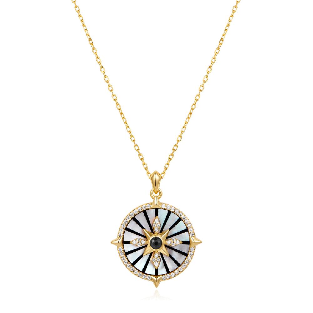 ania haie Gold Astrolabe Necklace