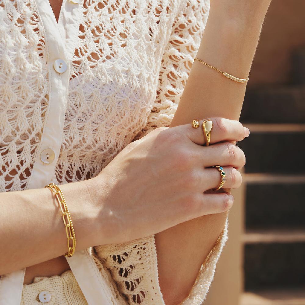 Ania Haie Gold Beaded Bracelet