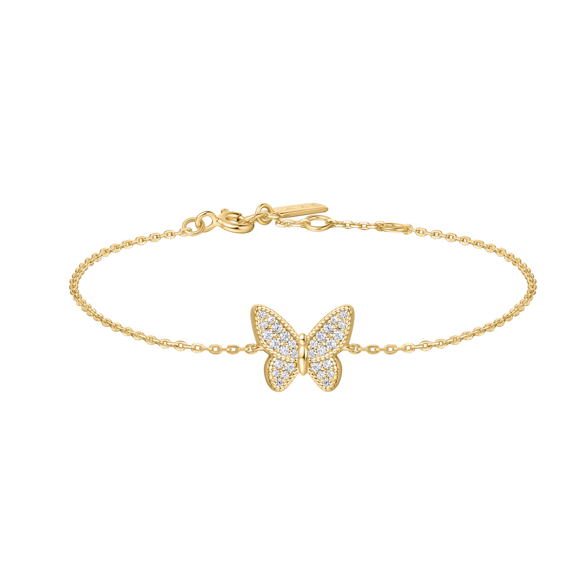 ania haie Gold Butterfly Pavé Bracelet
