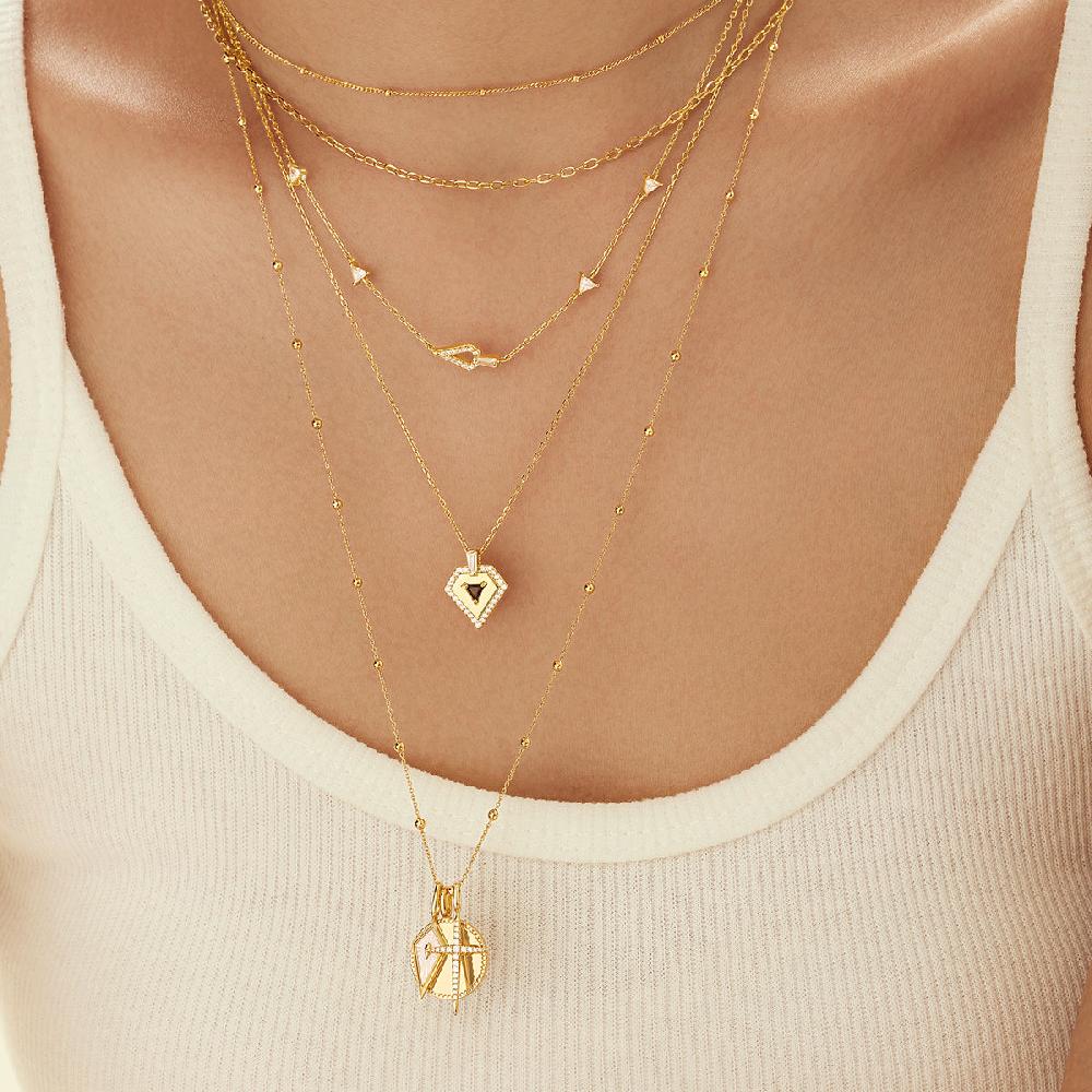 Ania Haie Gold Geometric Necklace