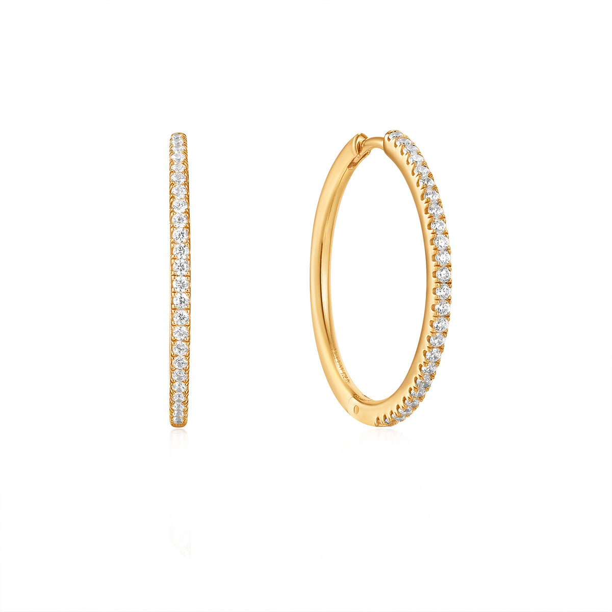 ania haie Gold Glam Hoop Earrings