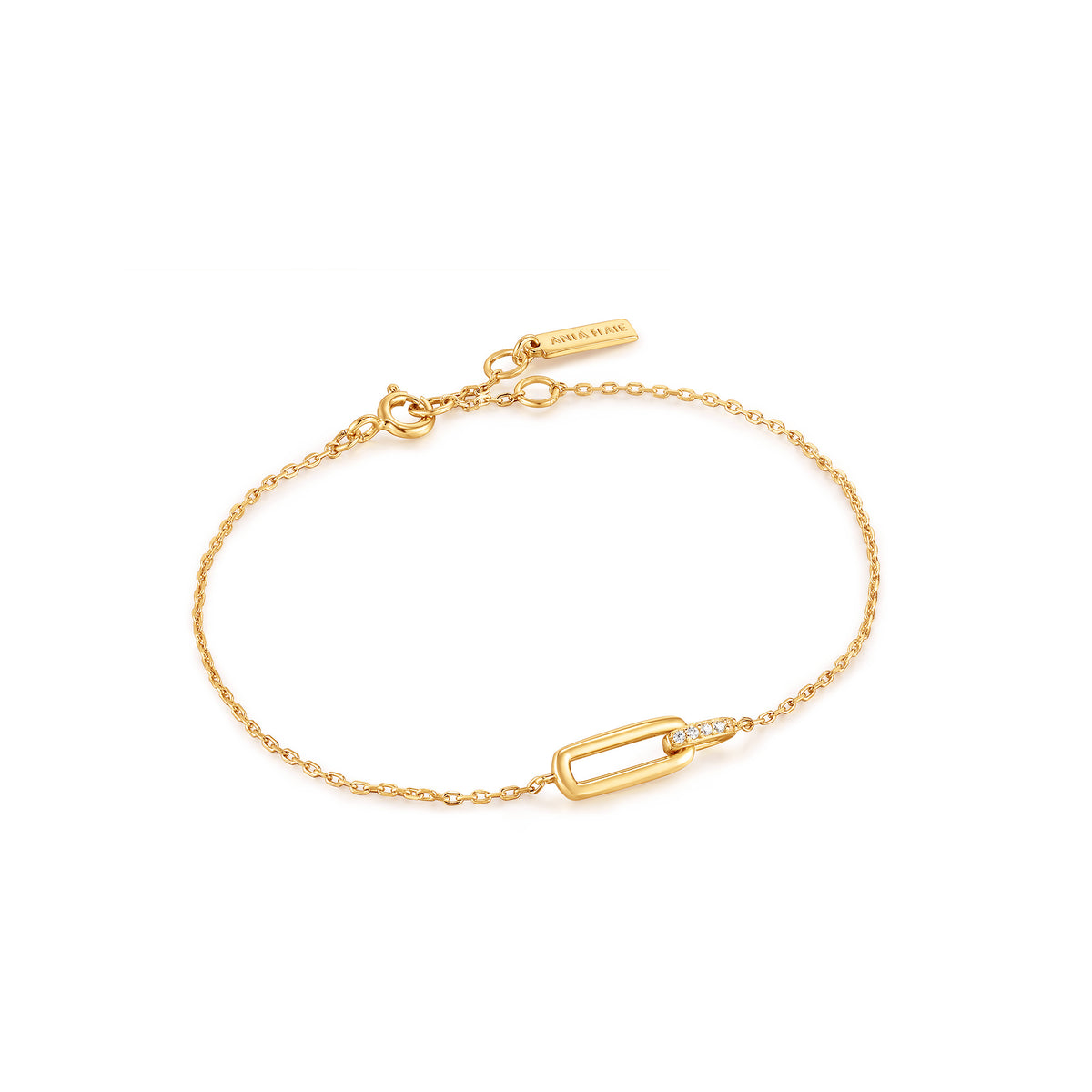 ania haie Gold Glam Interlock Bracelet