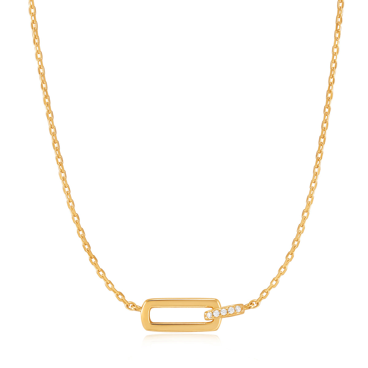 ania haie Gold Glam Interlock Necklace