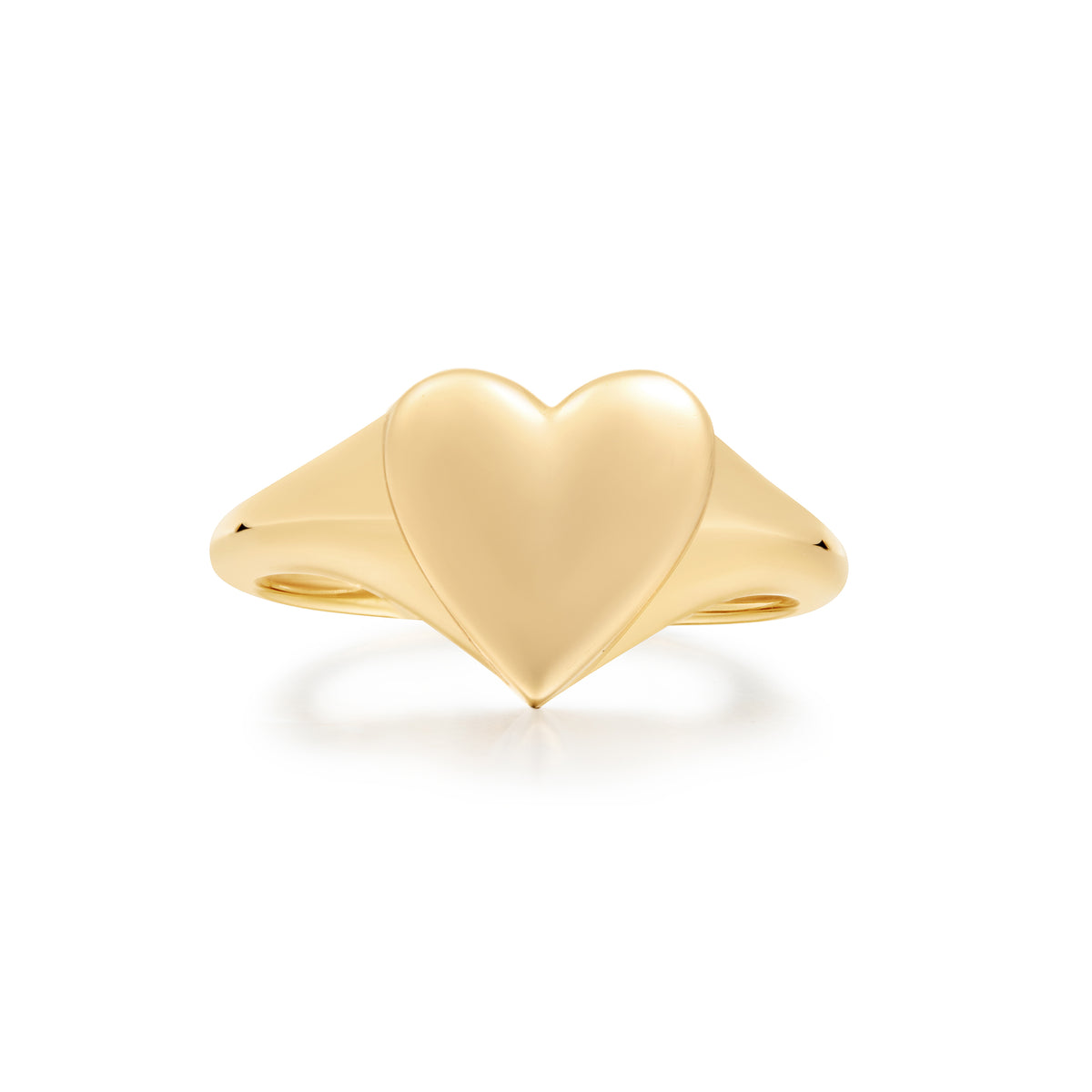 ania haie Gold Love Signet Ring