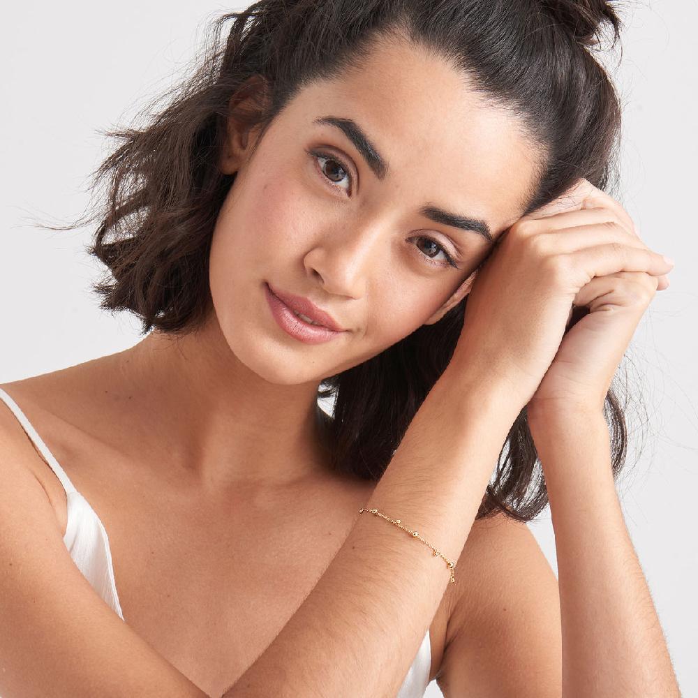 Ania Haie Gold Modern Drop Balls Bracelet