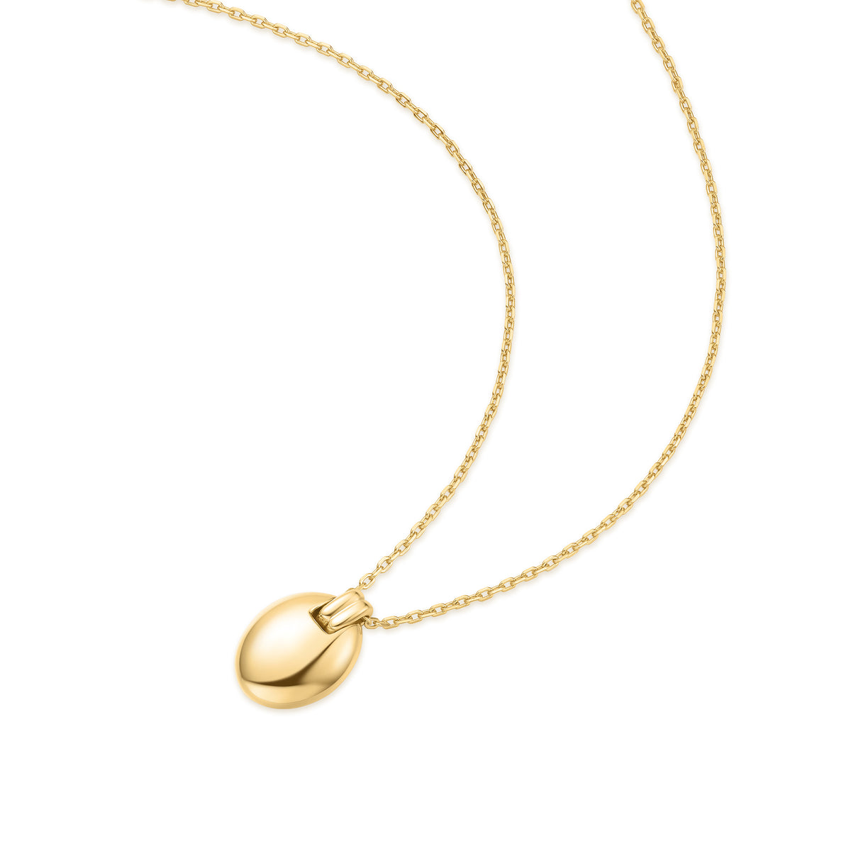 Ania Haie Gold Oval Charm Necklace
