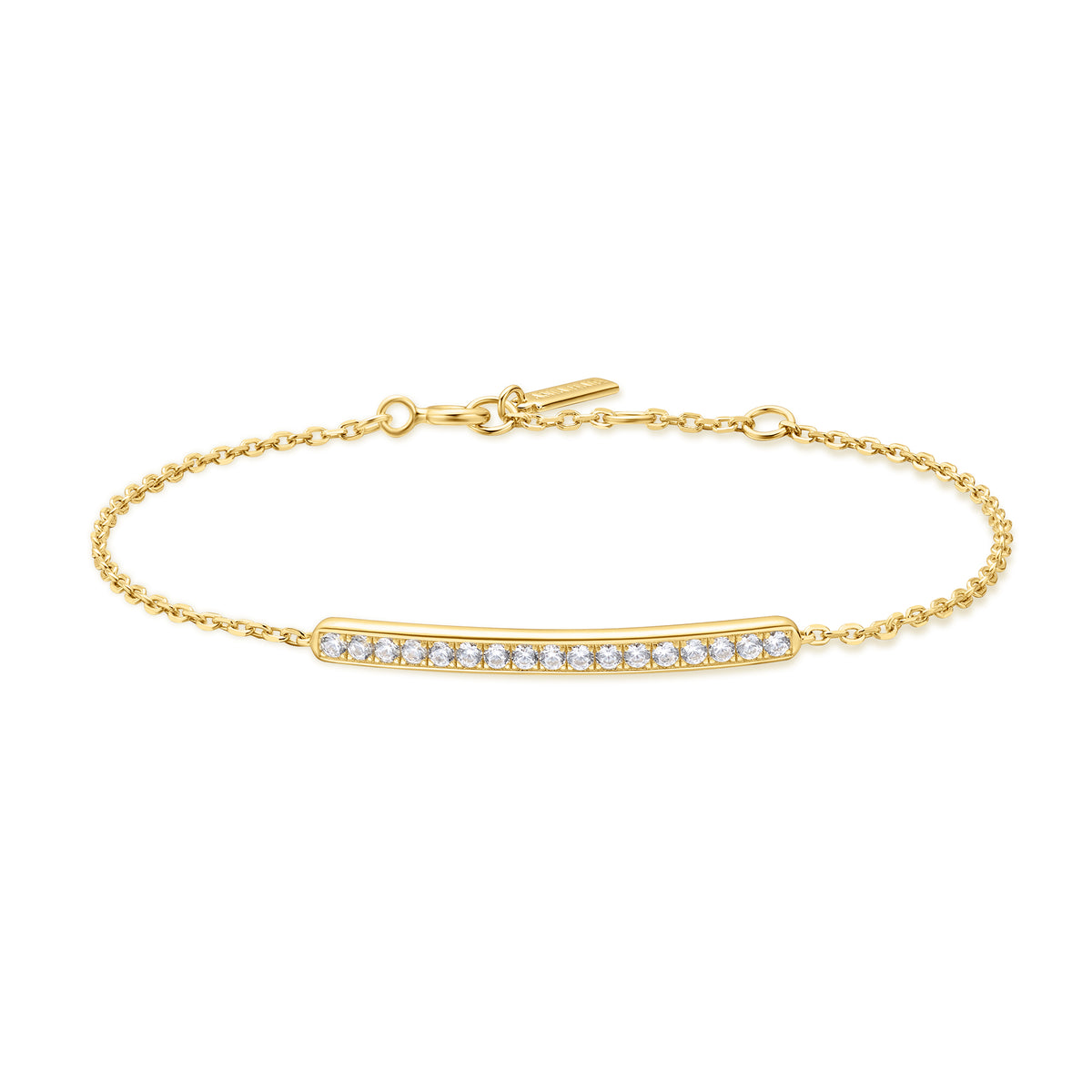 ania haie Gold Pavé Bar Bracelet