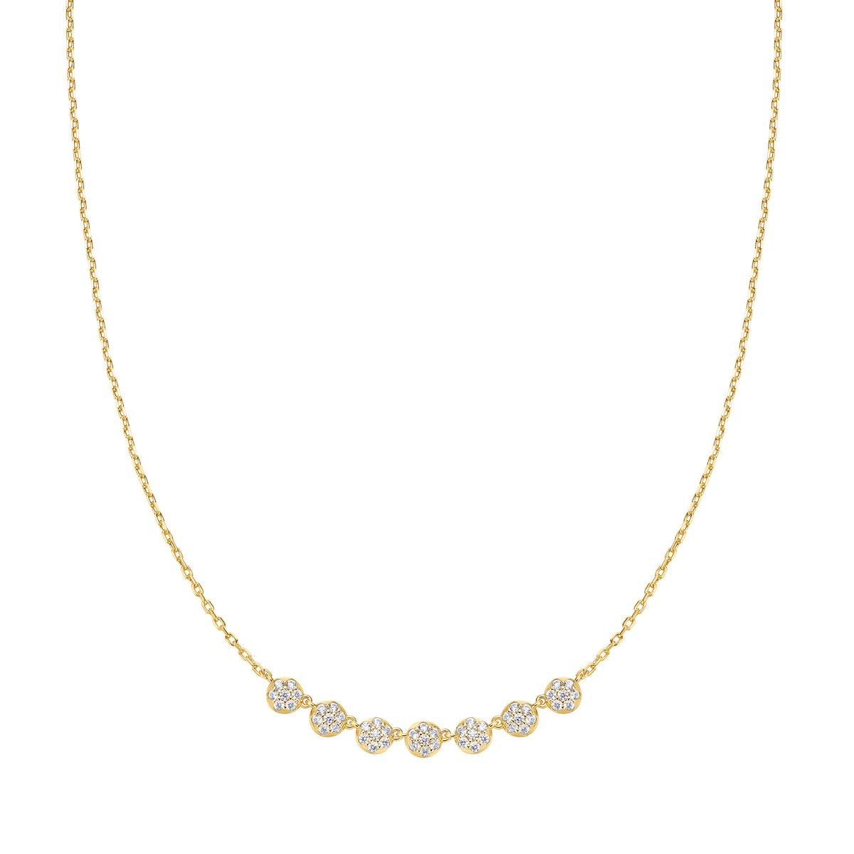 ania haie Gold Pavé Multi Beaded Chain Necklace