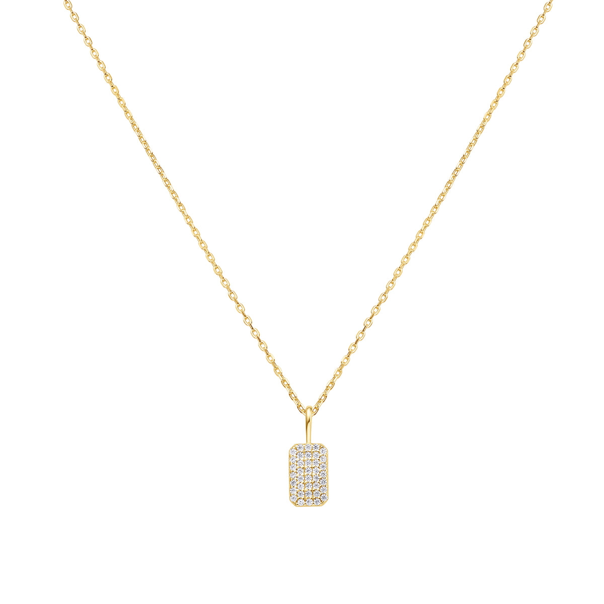 ania haie Gold Pavé Pendant Necklace