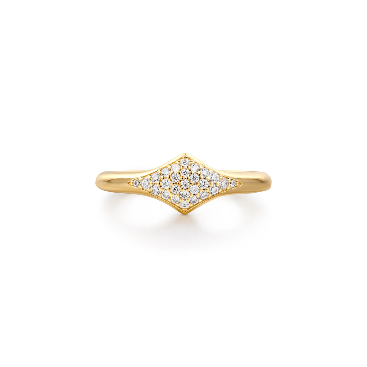 Ania Haie Gold Pavé Sparkle Ring