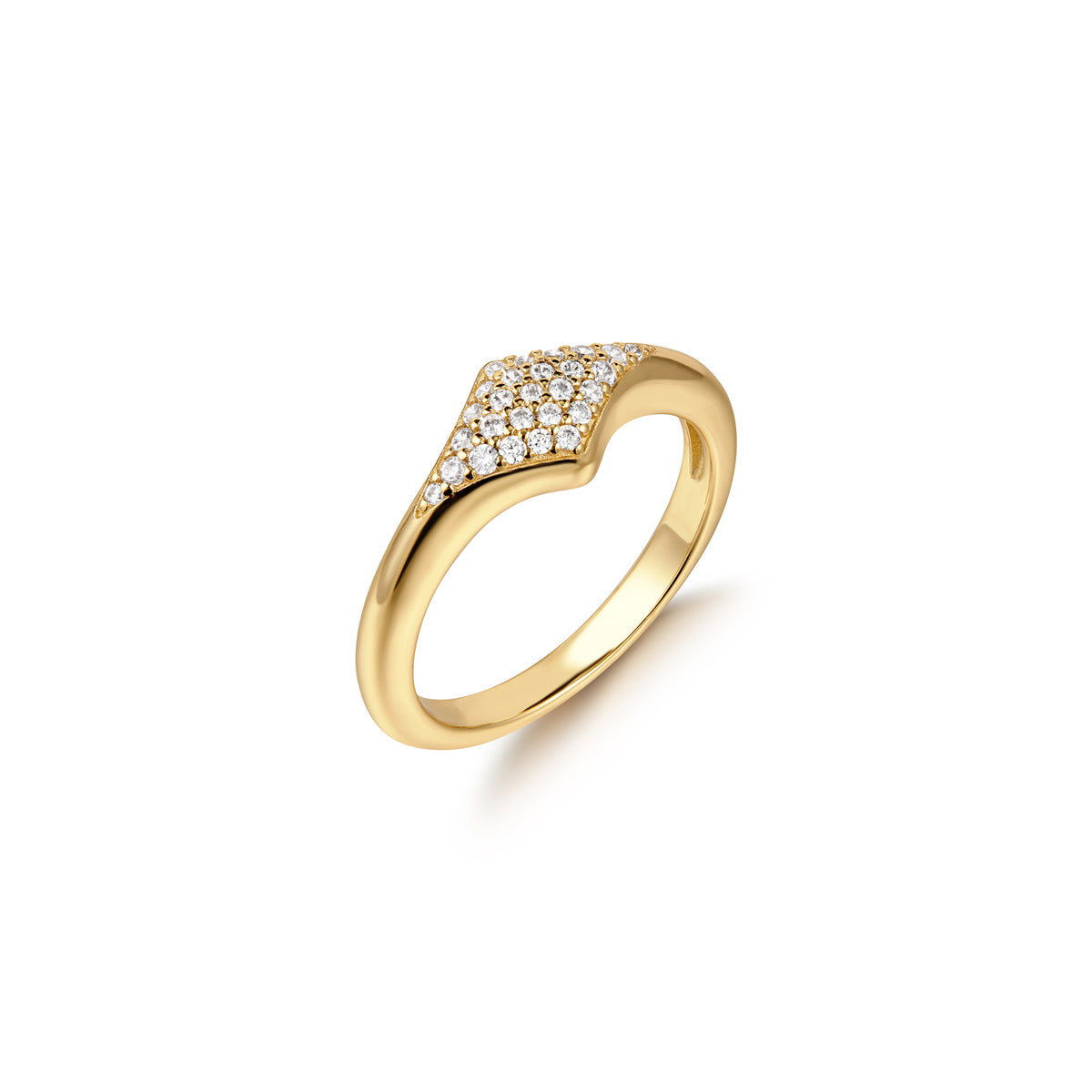 ania haie Gold Pavé Sparkle Ring