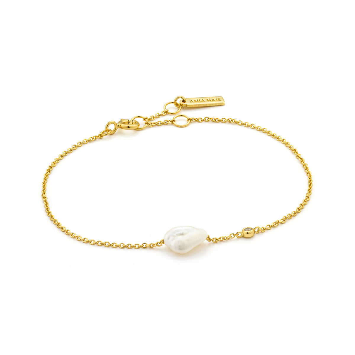 ania haie Gold Pearl Bracelet