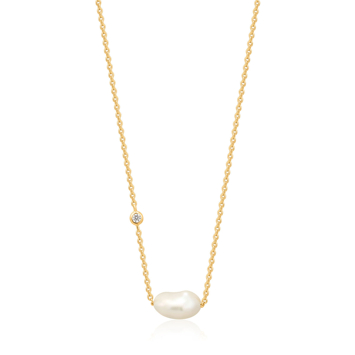 ania haie Gold Pearl Necklace