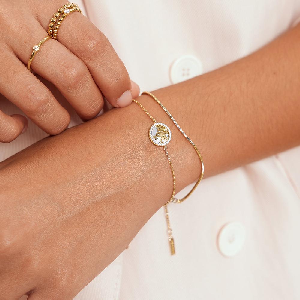 Ania Haie Gold Shiny Sun Stars Bracelet