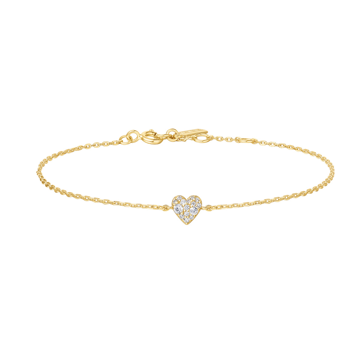 ania haie Gold Sweetheart Pavé Bracelet