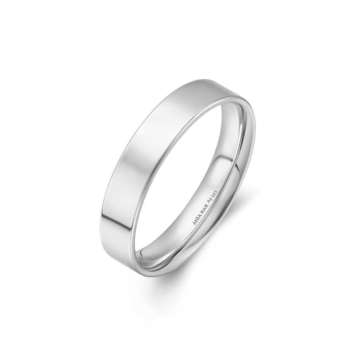 Ania Haie Silver 4mm Smooth Band