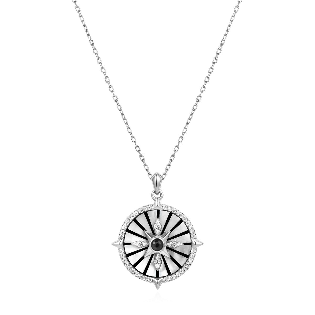 ania haie Silver Astrolabe Necklace