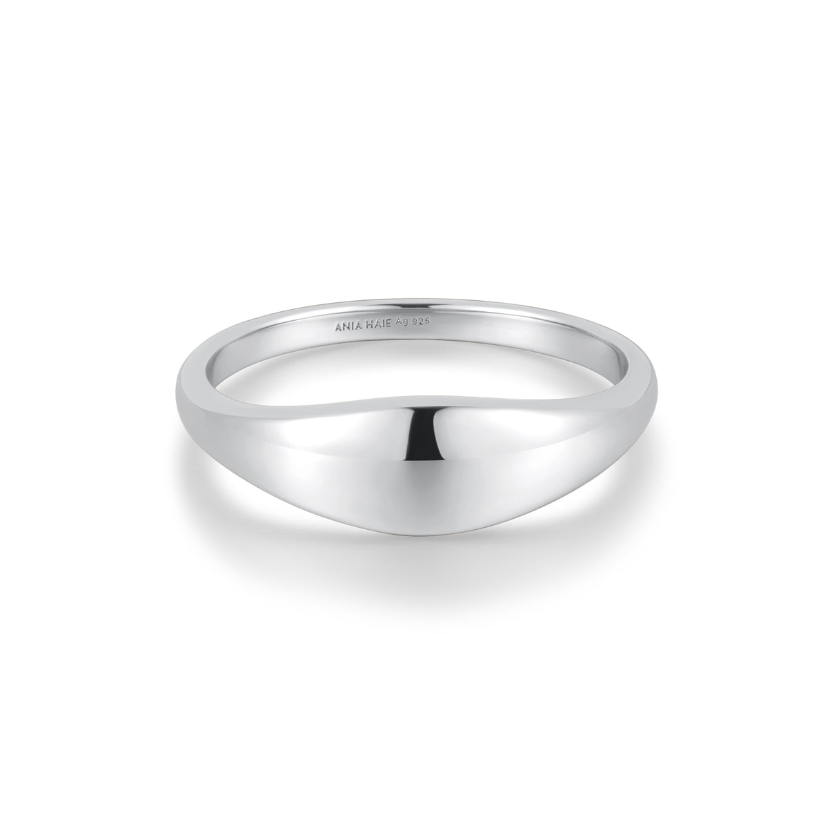 ania haie Silver Dome Plain Ring