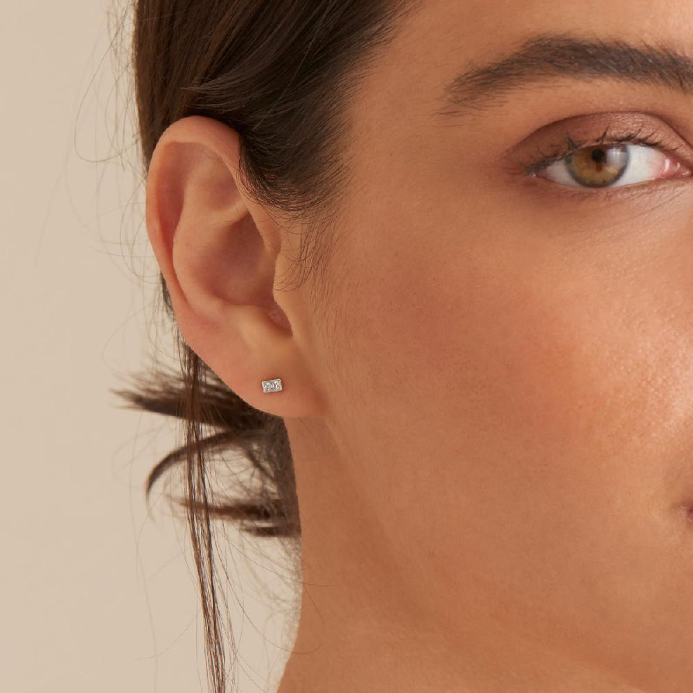 Ania Haie Silver Glam Mini Stud Earrings