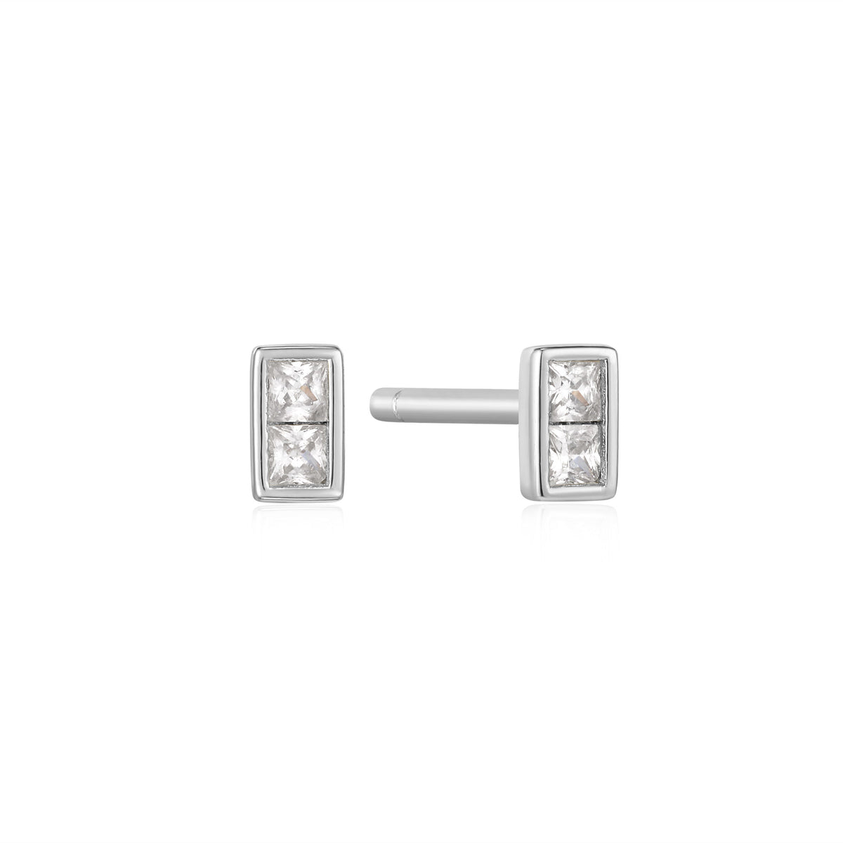 ania haie Silver Glam Mini Stud Earrings