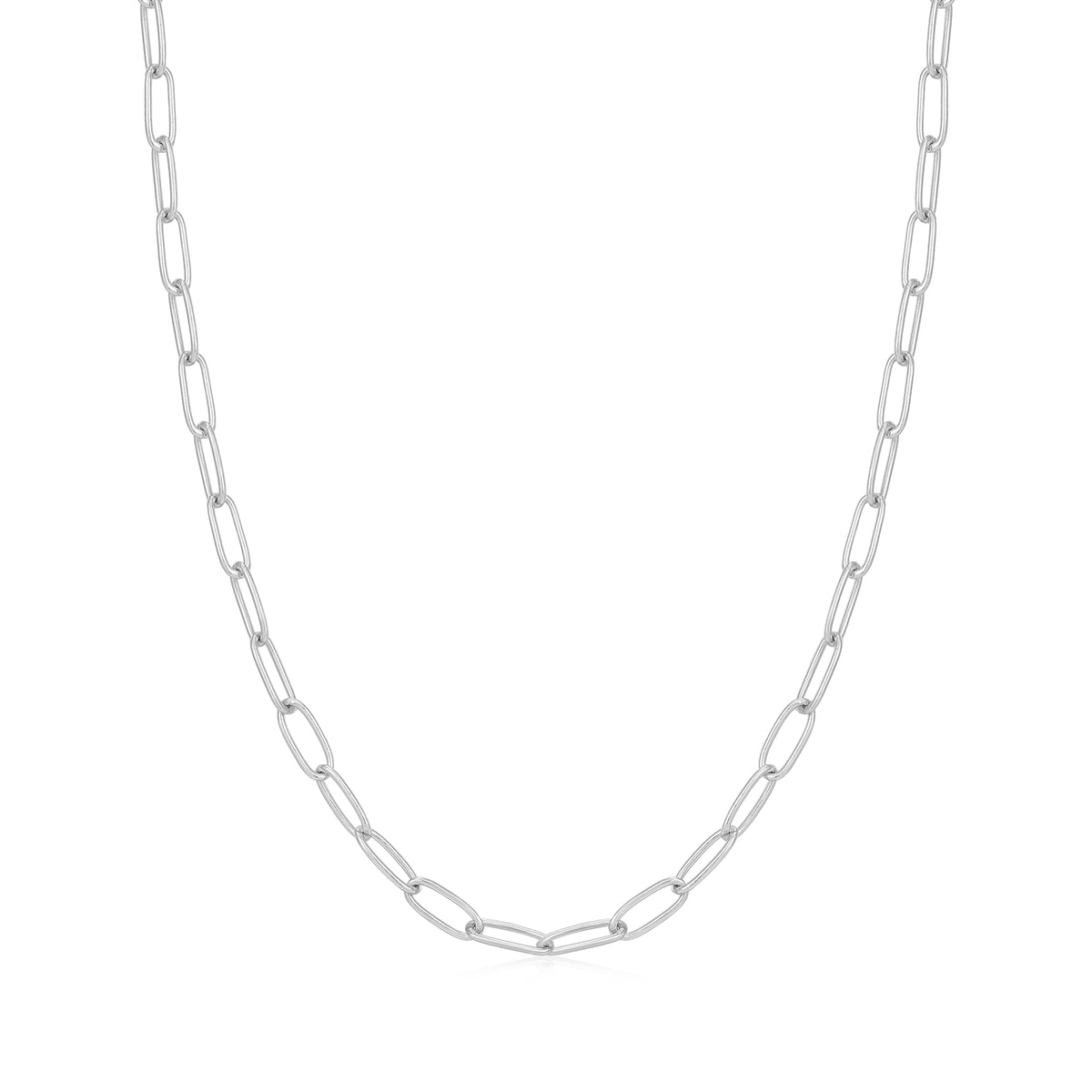 ania haie Silver Link Charm Chain Necklace