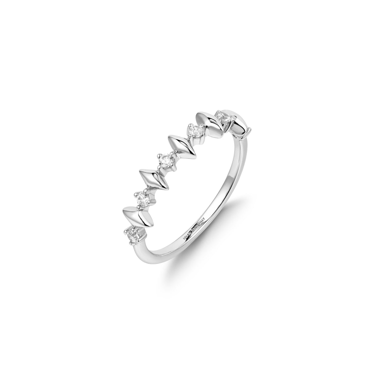 ania haie Silver Multi Sparkle Ring