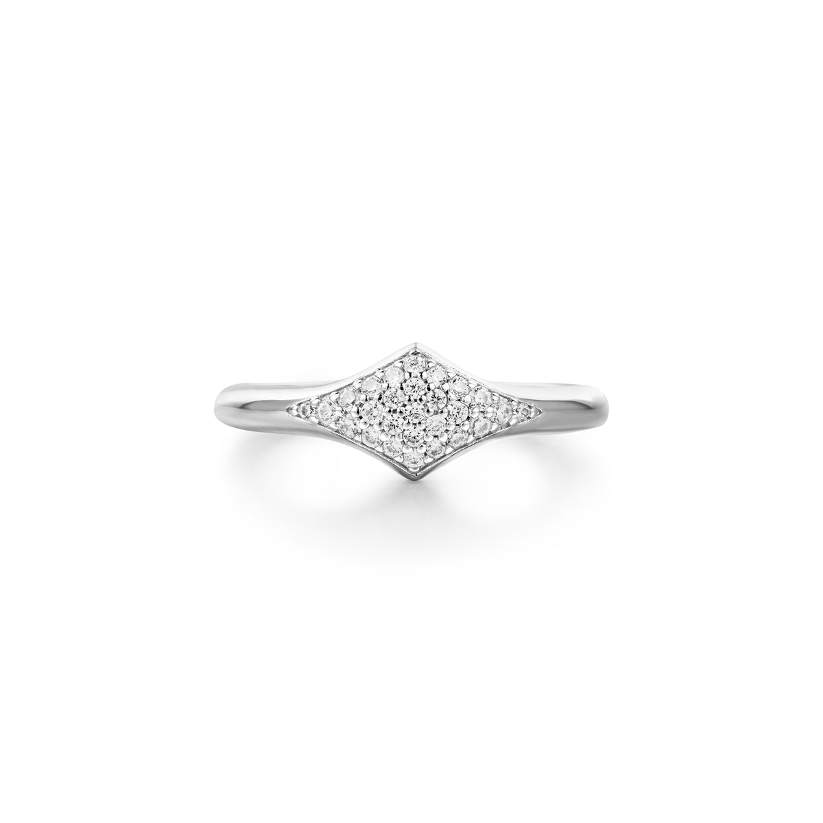 Ania Haie Silver Pavé Sparkle Ring