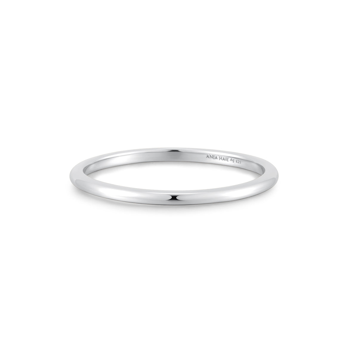 ania haie Silver Plain Ring