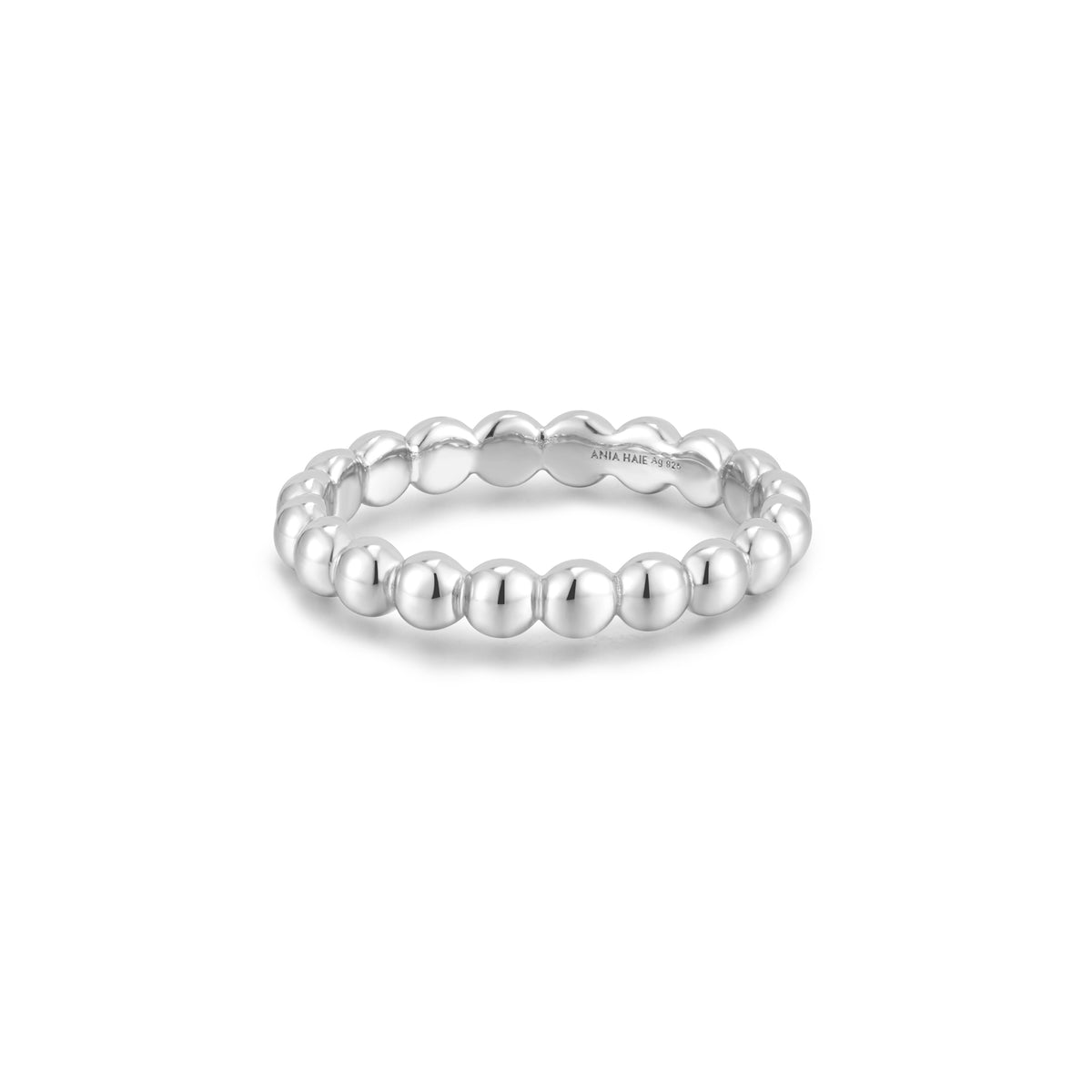 ania haie Silver Round Dome Band