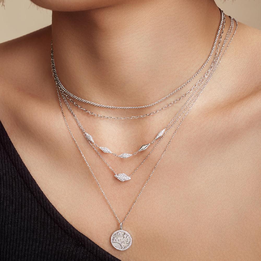 Ania Haie Silver Shiny Curb Necklace