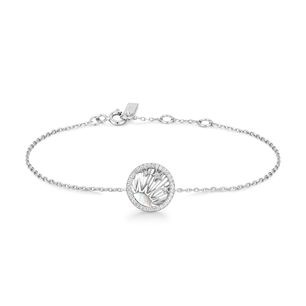 ania haie Silver Shiny Sun Stars Bracelet