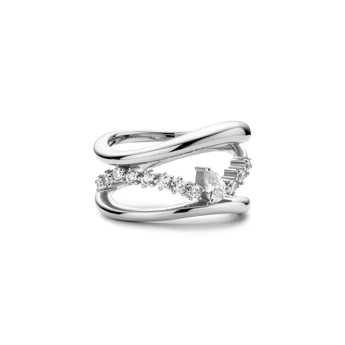 ania haie Silver Sparkle Ring