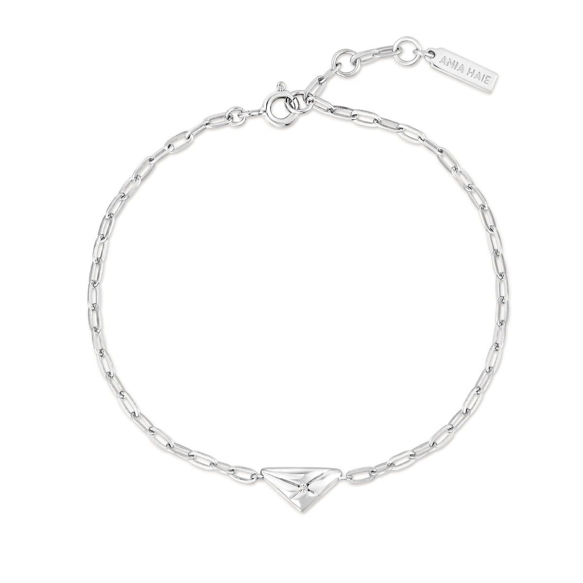 Ania Haie Silver Triangle Kiss Bracelet