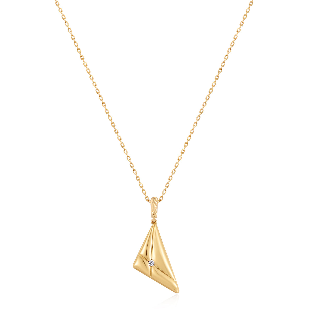 ania haie Silver Triangle Pendant Necklace