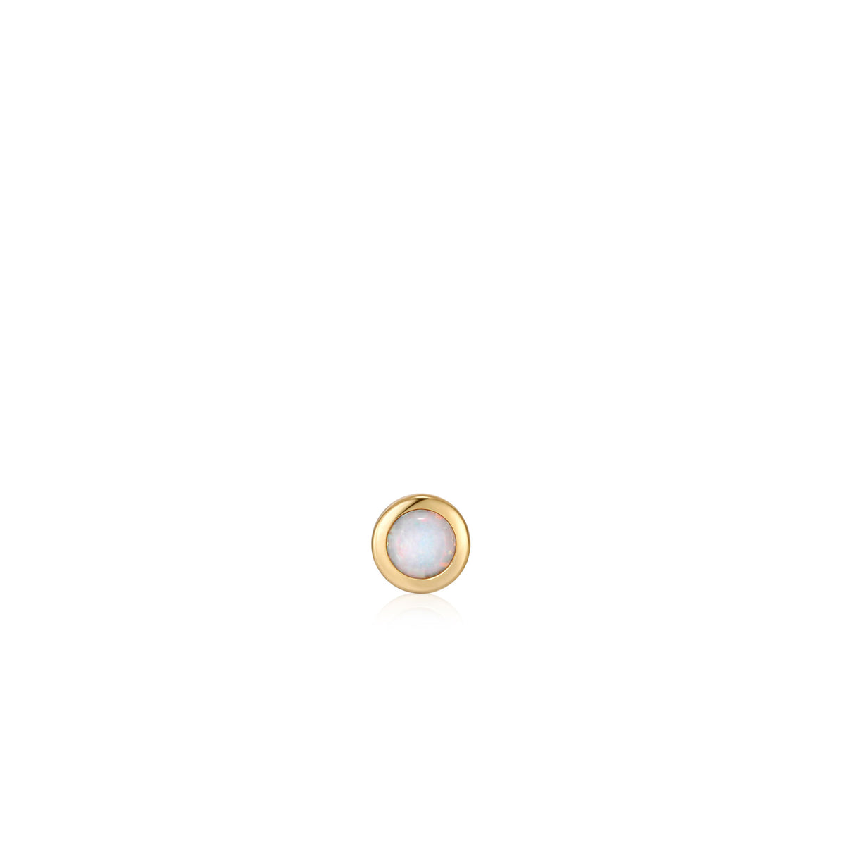 ania haie Gold Kyoto Opal Bezel Barbell Single Earring