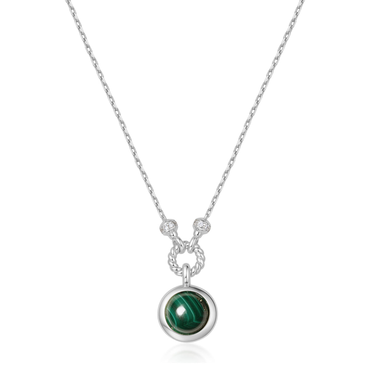 ania haie Silver Malachite Reversible Vacation Necklace