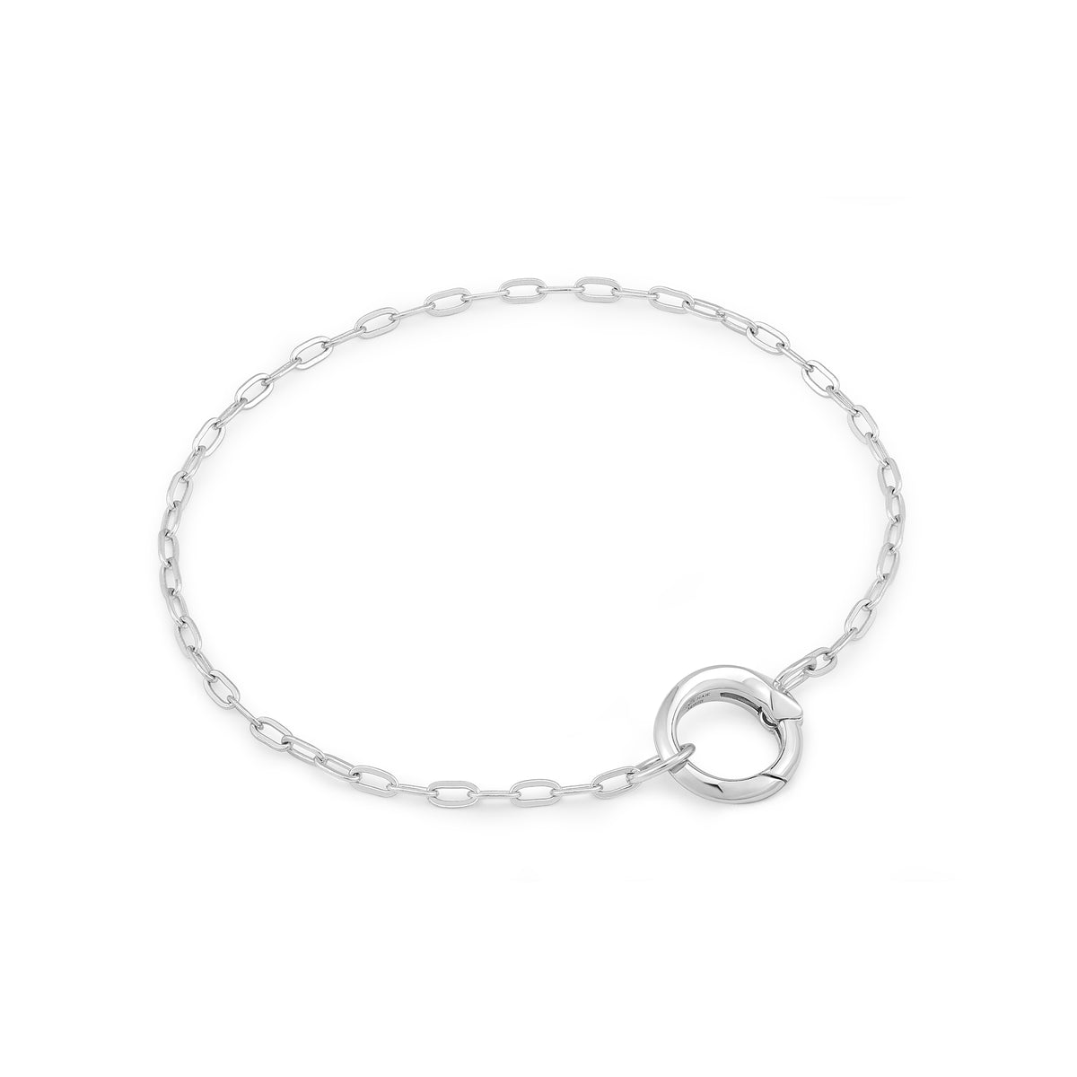 ania haie Silver Mini Link Charm Chain Connector Bracelet