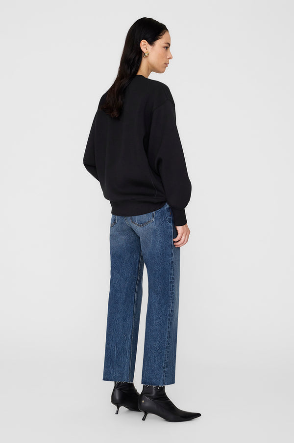 Anissa Kermiche Alto Sweatshirt Framed Monogram - Black