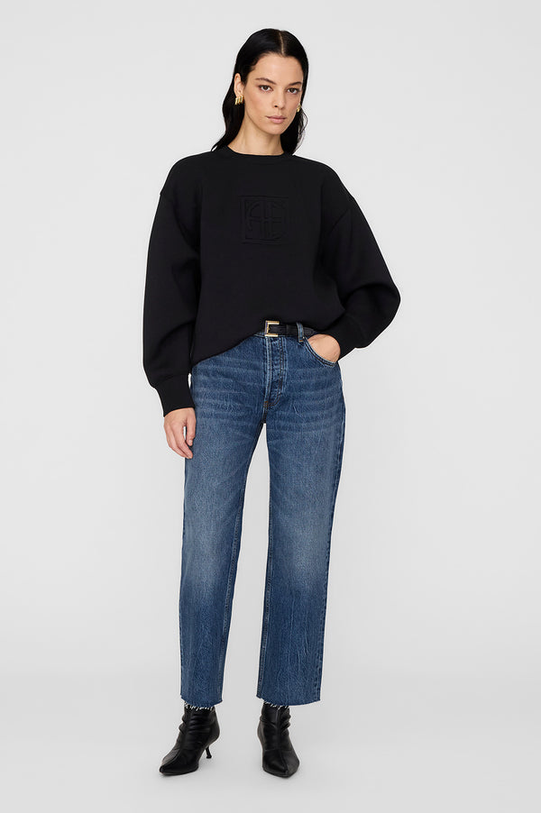 anissa kermiche Alto Sweatshirt Framed Monogram - Black