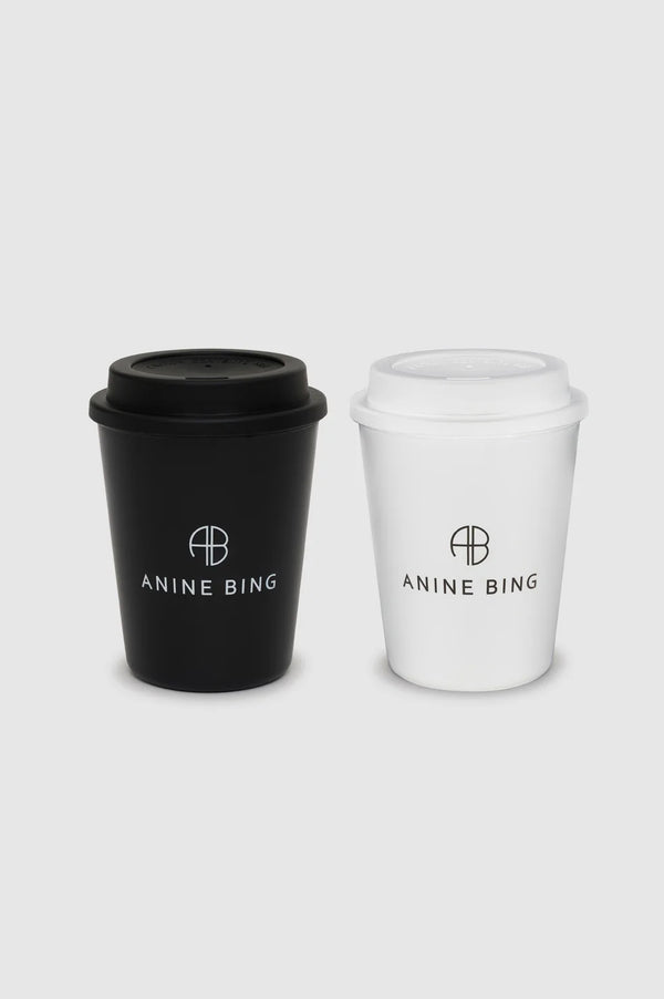anissa kermiche AB Cup 2 Pack - White And Black