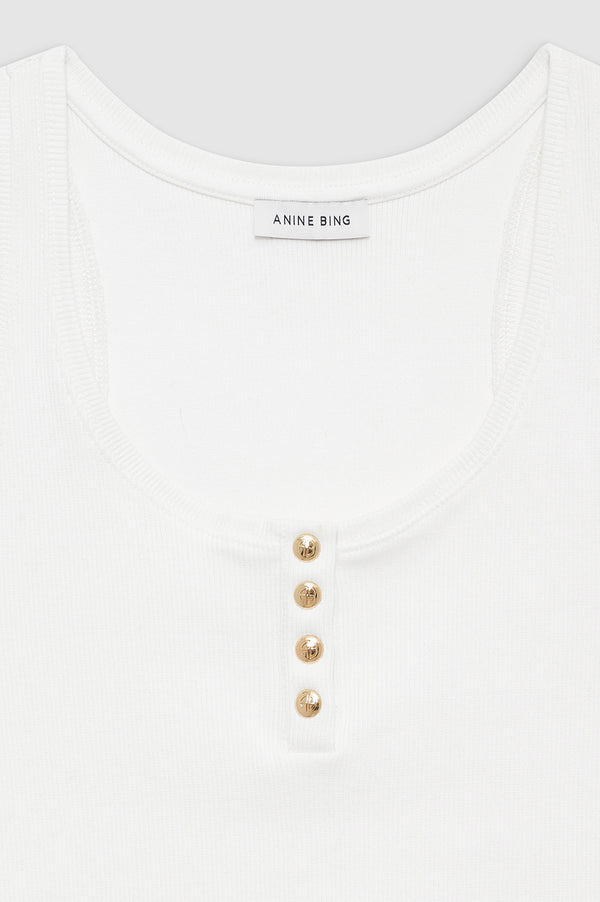 Anissa Kermiche Alessia Tank - Ivory