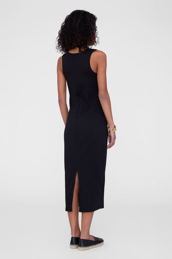 Anissa Kermiche Alessia Tank Midi Dress - Black