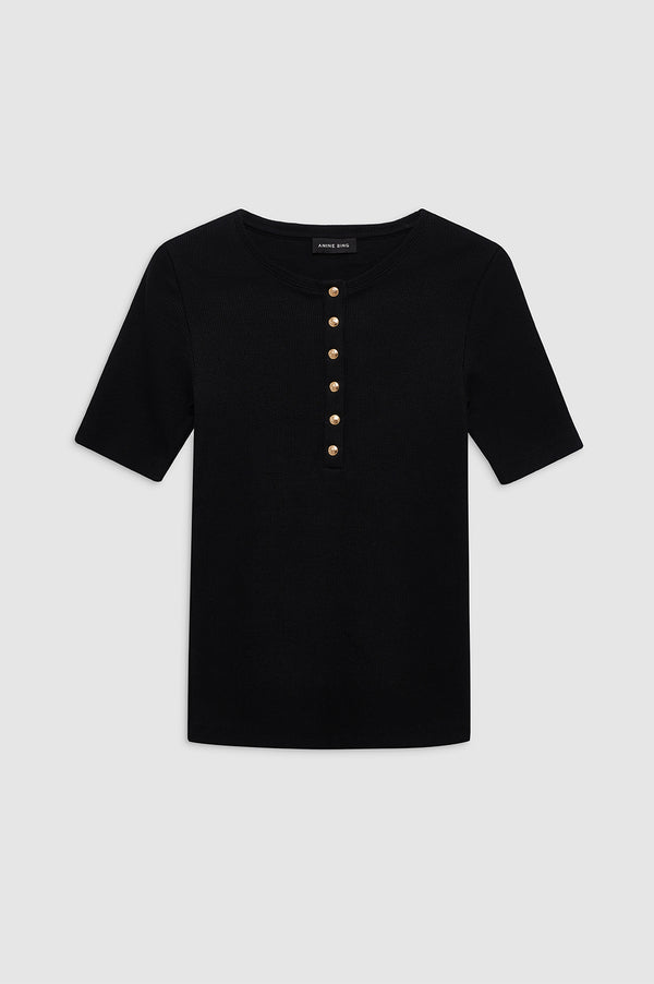 Anissa Kermiche Alessia Tee - Black