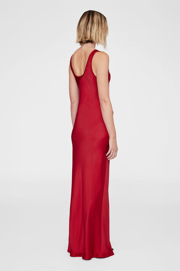 Anissa Kermiche Alison Dress - Scarlet Red