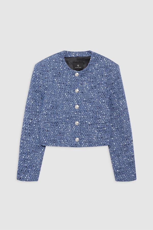Anissa Kermiche Amber Jacket - Blue Tweed