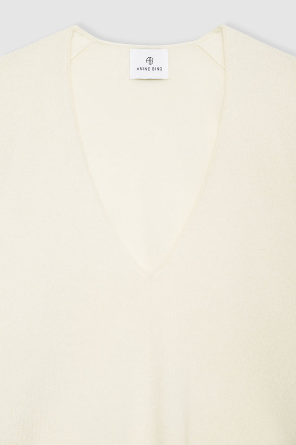 Anissa Kermiche Athena Sweater - Ecru Cashmere