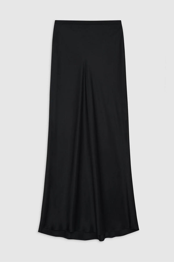 Anissa Kermiche Bar Silk Maxi Skirt - Black