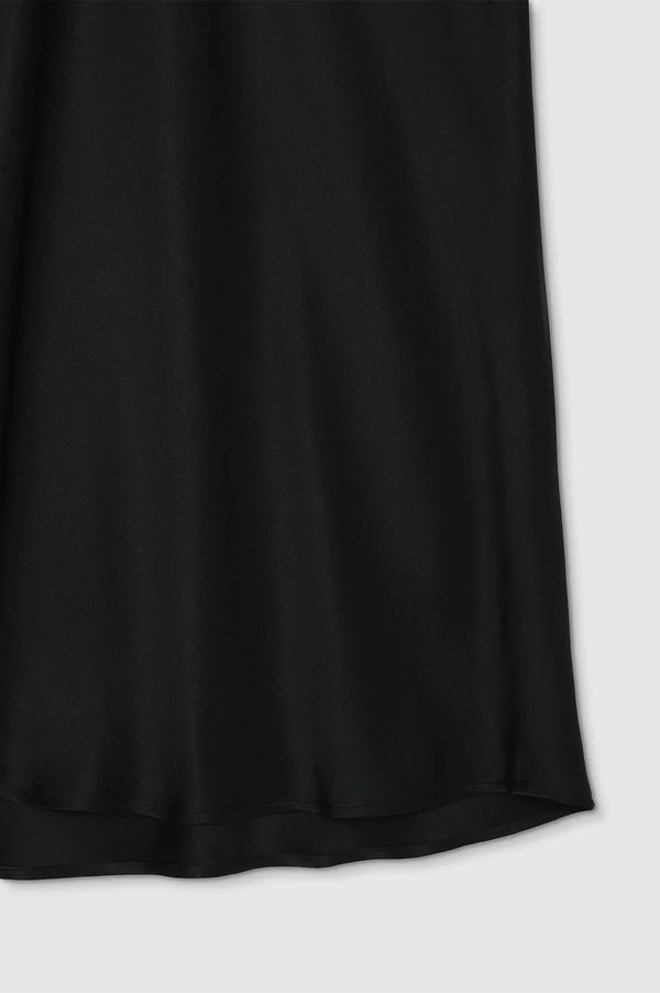 Anissa Kermiche Bar Silk Maxi Skirt - Black