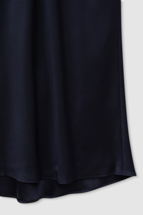 Anissa Kermiche Bar Silk Maxi Skirt - Night Sky